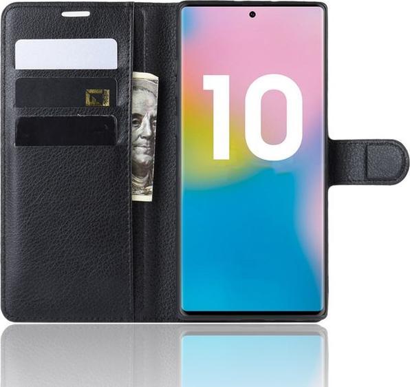 Produktbild MU Classic Litchi Leder Bookcover Series (Samsung Galaxy Note 10+ 5G, Samsung Galaxy Note 10+)