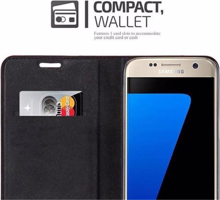 Actual product image Cadorabo Book Invisible Magnet Cover (Samsung Galaxy S7)