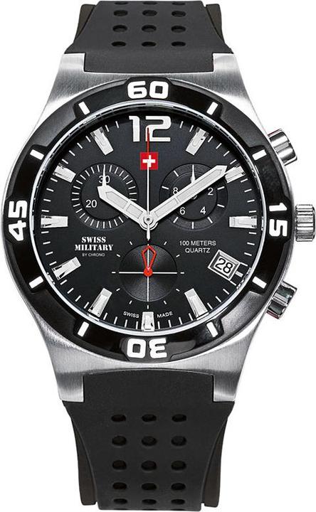 Swiss Military Quartz Chronograph (Analoguhr, 43 mm)