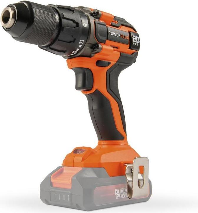 Produktbild Powerplus Dual Power Bohrschrauber 20V - exkl. Akku und Ladegerät (Akkubetrieb)