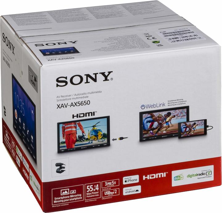Immagine prodotto Sony XAV-AX5650 (Auto Android, Apple Carplay)