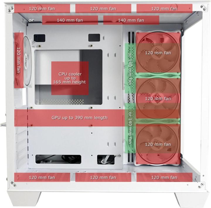 Produktbild LC-Power Stormwatch X (Mini-ITX, E-ATX, ATX, mATX)