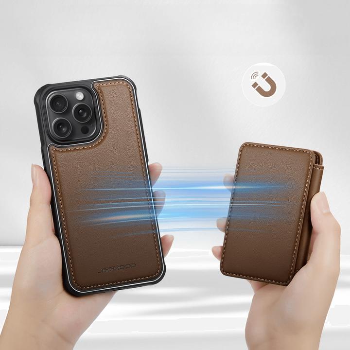 Actual product image Cover-Discount iPhone 16 Pro - 2-in-1 back cover with credit card holder (Apple iPhone 16 Pro)