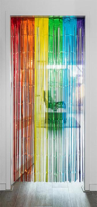 Actual product image Boland Folienvorhang metallic Regenbogen 200x100cm