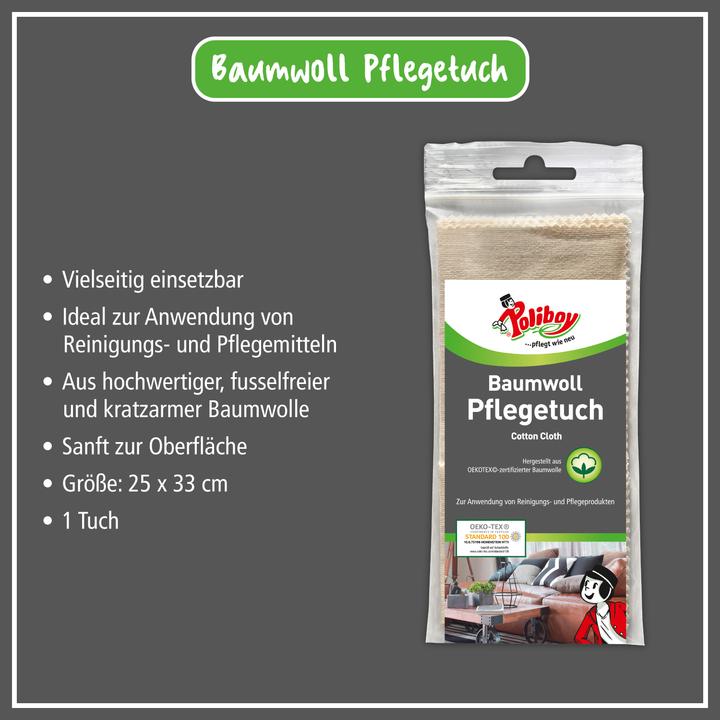 Actual product image Poliboy 2x 500ml Fixneu Politur dunkel mit Baumwolltuch