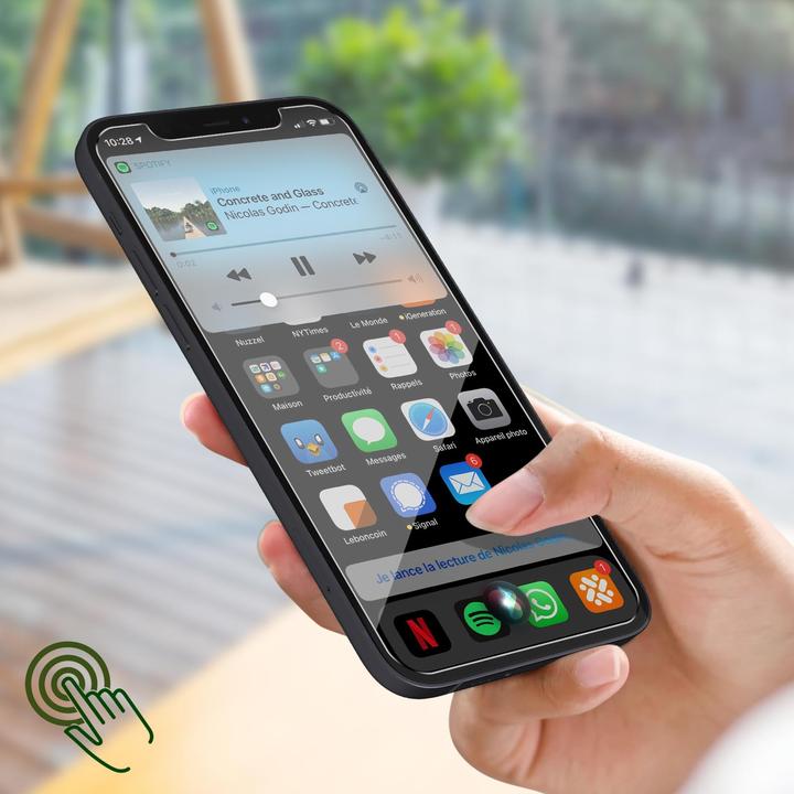 Actual product image Just Green Bio Screen Protector (1 Piece, Apple iPhone 12, Apple iPhone 12 Pro)