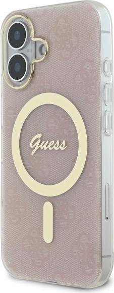 Produktbild Guess GUHMP16MH4STP iPhone 16 Plus 6.7" różowy/pink hardcase IML 4G MagSafe (Apple iPhone 16 Plus)