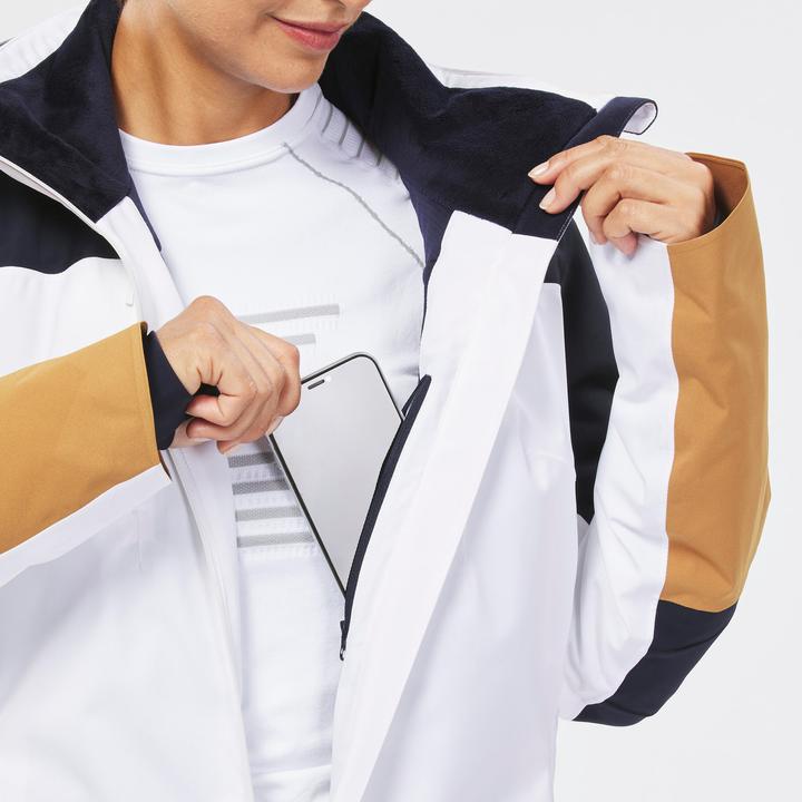 Immagine prodotto Wedze Giacca da sci donna 500 sport - bianco/navy/marrone (M)