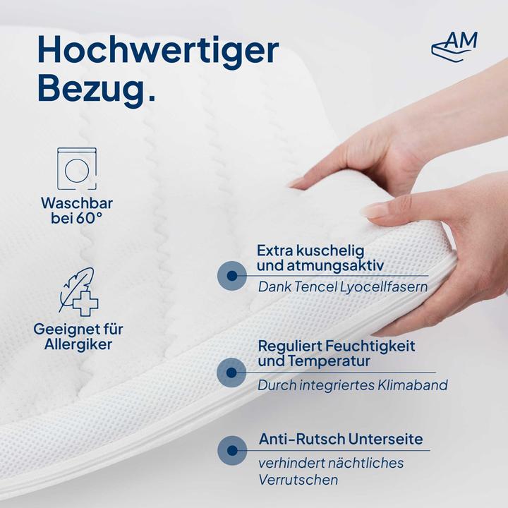 Produktbild AM Qualitätsmatratzen Premium Visco (200 x 210 cm)