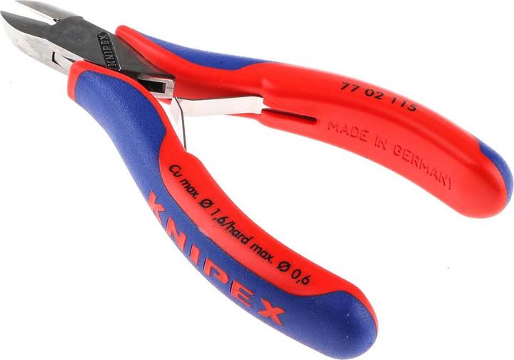 Produktbild Knipex Elektronik-Seitenschneider 77 02 115 SB (115 mm)
