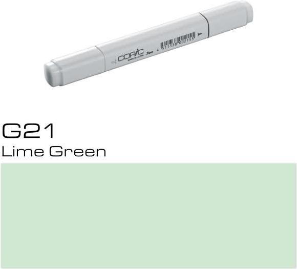 Actual product image Copic Graphic marker Classic type G - 21 (G21 - Lime Green, 1 x)