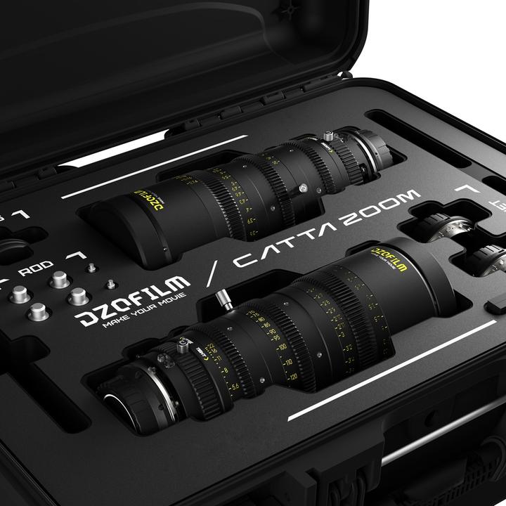 Actual product image Dzofilm Catta Zoom Bundles 18-35/35-80 T2.9-E Mount(Black) (C-mount, full size)