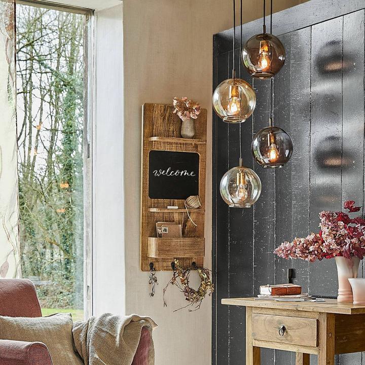 Actual product image Loberon Seraphique wall organiser brown/black