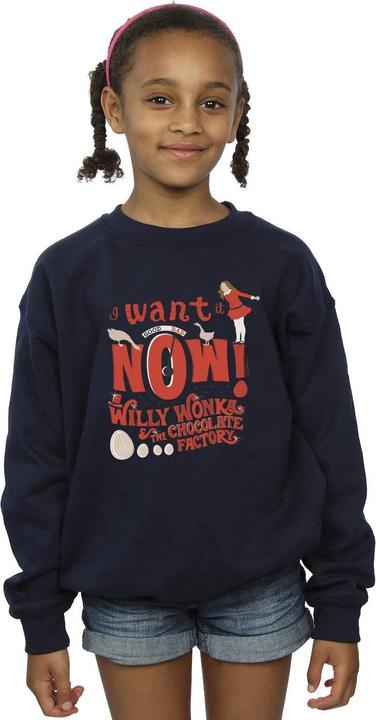 Image du produit Willy Wonka & the Chocolate Factory - Sweat VERRUCA SALT WANT IT NOW - Fille (104)