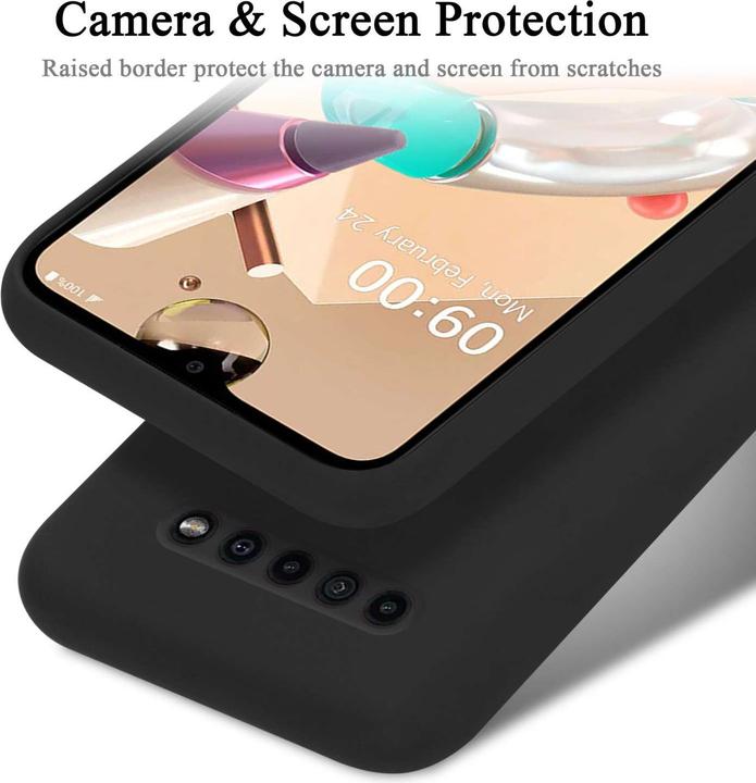 Actual product image Cadorabo Bumper Case for LG K41S TPU Liquid Silicone Cover for LG K41S (K41S)