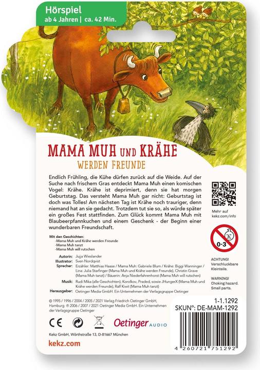 Image du produit Kekz Audiochip Maman Meuh et Corneille deviennent amies (Allemand)
