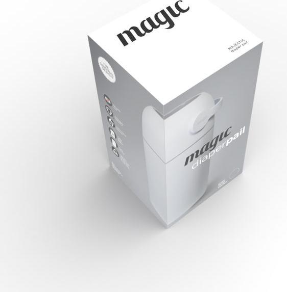 Actual product image Magic Majestic Graphite nappy pail (15 x)