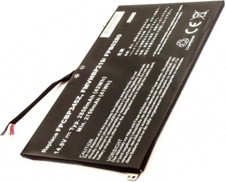 Actual product image Fujitsu Battery FMVNBP219, FPB0280, FPCBP345Z (4 Cells, 2850 mAh)