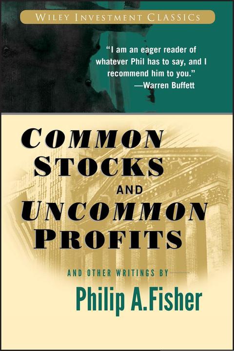 Actual product image Common Stocks and Uncommon Profits and Other Writings (English, Philip A. Fisher, 2003)