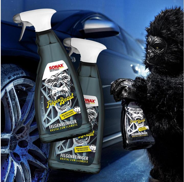 Produktbild Sonax BEAST SET Felgenreiniger, 2 x 1 Liter, Produkttyp (1000 ml)