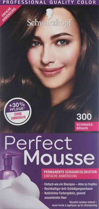 Image du produit Schwarzkopf Perfect Mousse Coloration de mousse (300 Noir brun)