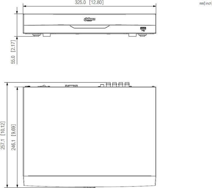 Actual product image Dahua XVR5108H-4KL-I3 8-channel 4K DVR HDMI/VGA