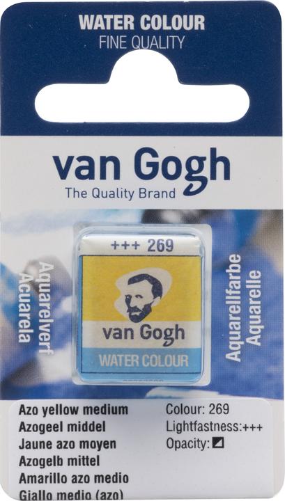 Van Gogh Watercolour paint 569 Azo yellow M, 1 piece (Azogelb Medium, 1000 ml)