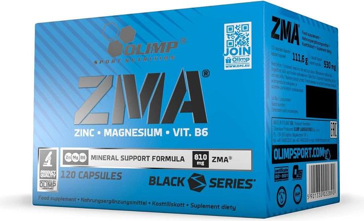 Image du produit Olimp Sport Nutrition ZMA (T-Activation) 120 Caps (120 pièce(s), Capsules, 111.60 g)