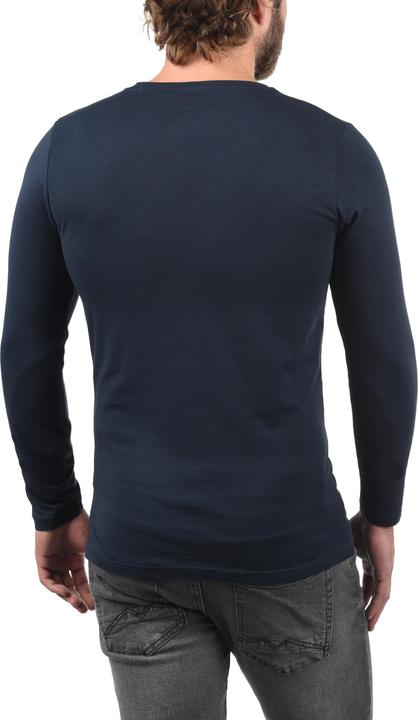 Image du produit Solid Basal T-Shirt Basique À Manches Longues Multipack Pour Homme Avec Encolure Rond 100% Coton (XL)