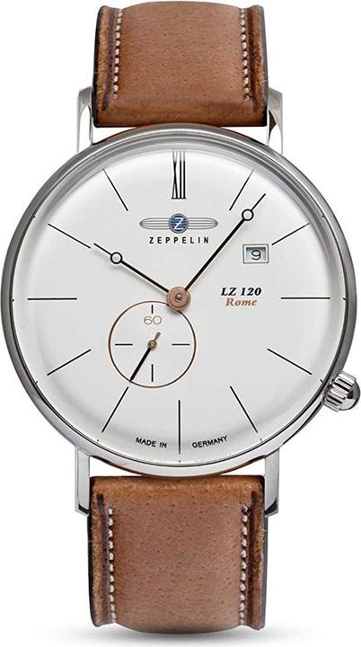 Zeppelin LZ120 Rome 7138-4 Quartz Argent (259361) (Montre analogique, 40 mm)