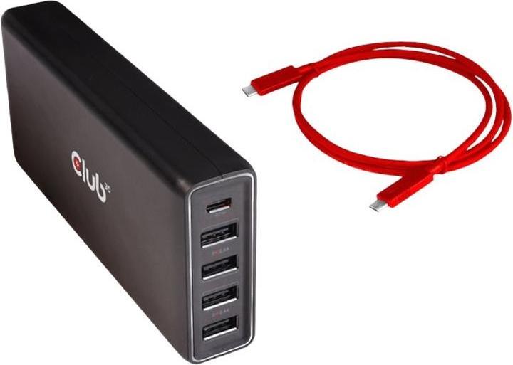 Image du produit Club 3D CSV-1564W100 (USB-C, 1 Ports)