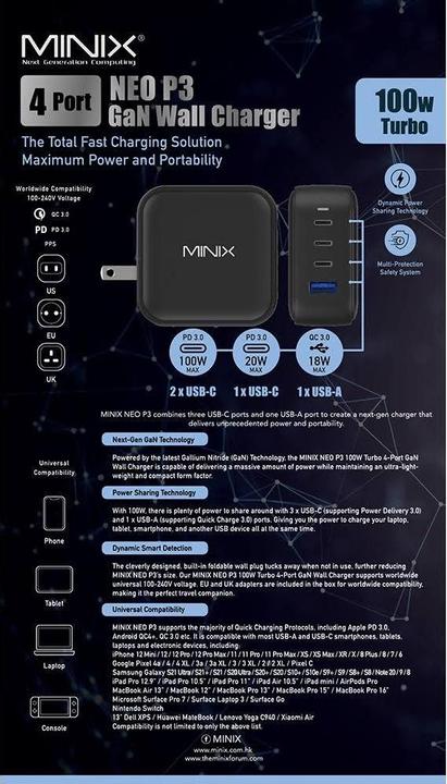 Actual product image Minix NEO-P3 (100 W)