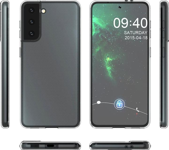 Actual product image cyoo Ultra Slim Sleeve S21 Transparent