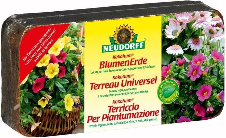 Actual product image Neudorff Kokohum Potting Soil (7 l, Soil without peat, Coco Slab)