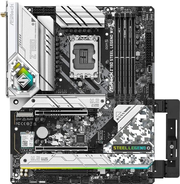 AsRock Z790 STEEL LEGEND WIFI ATX Intel DDR5 So.1700 retail (LGA 1700, Intel Z790, ATX)