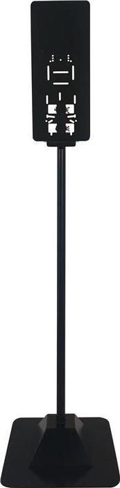 Produktbild Diversey Spendersäule Höhe ca. 1,20 cm gebürstetes Aluminium schwarz (1 Stk.)