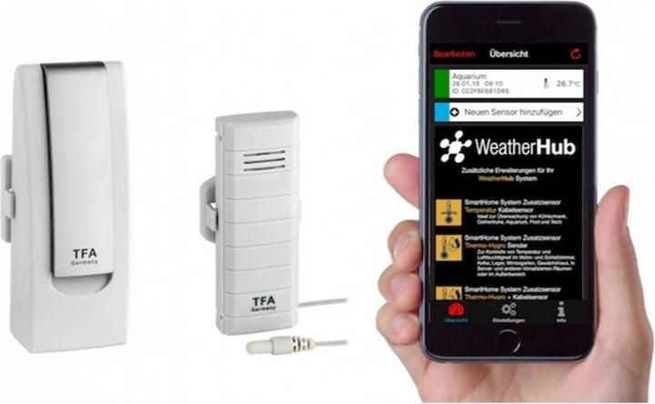 Actual product image TFA WeatherHub