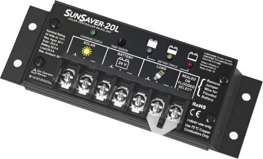 Actual product image Morningstar Sunsaver SS-20L-24V