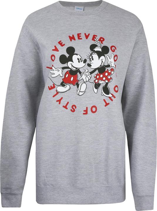 Immagine prodotto Disney Felpa girocollo Donna/Ladies Love Never Goes Out Of Style (S)
