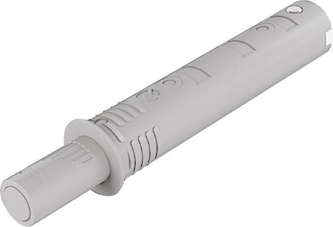 Produktbild Italiana Ferramenta K-Push Tech Druckschnapper Schubladendämpfer mit Puffer Hub 14 mm grau (1 Stk.)
