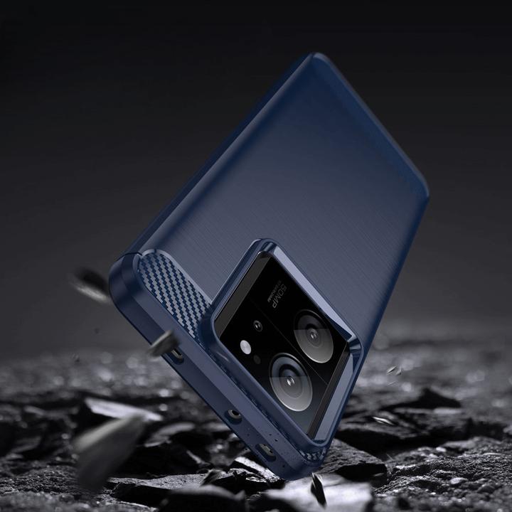 Immagine prodotto Cover-Discount Xiaomi 13T / 13T Pro - Custodia in metallo effetto carbonio blu (Xiaomi 13T)