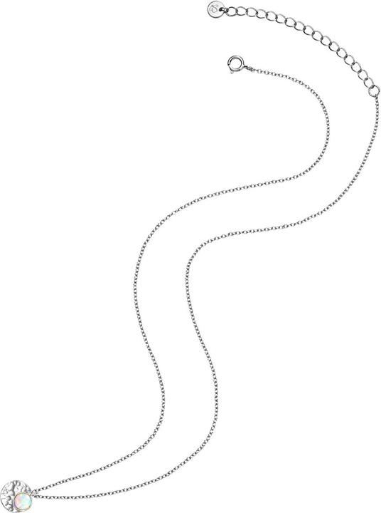 Image du produit Glanzstücke München Femme cercle argent sterling opale (synth.) argent 40,0 cm chaîne de base + 5,5 cm extension - 31576 (Argent Sterling, 40 - 45 cm)