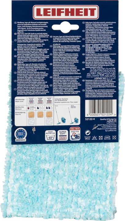 Image du produit Leifheit Housse d'essuyage Super soft M Ergo 1 pièce (1 pcs)