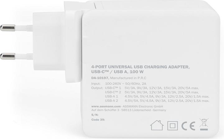 Produktbild Digitus Universal Ladeadapter (100 W)