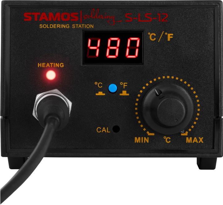 Produktbild Stamos Lötstation Lötkolben 60 Watt LED 200 480 °C Esd Safe Inklusive Zubehör
