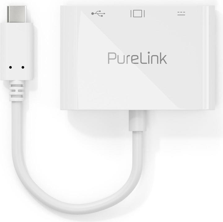 Produktbild Purelink Premium Adapter USB-C - Multiport (USB 3.1, USB Typ-C, HDMI, 18.90 cm)