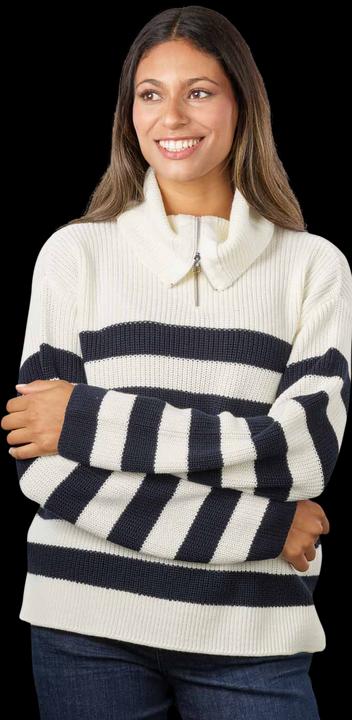 Image du produit Marc O'Polo Long Sleeve Pullover Toryer Multi/Deep Blue Sea (S)