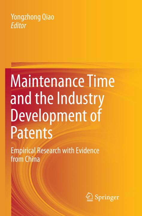 Actual product image Maintenance Time and the Industry Development of Patents (Yongzhong Qiao, 2018)
