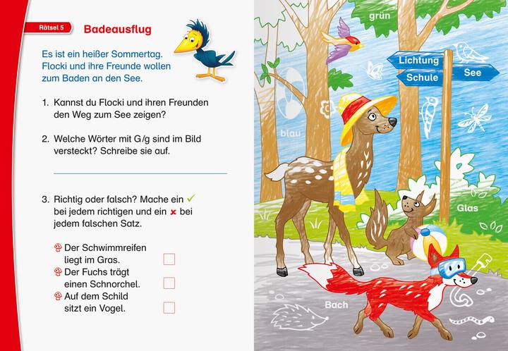 Immagine prodotto Ravensburger Leserabe Rätselspass Zauber-Malrätsel zum Lesenlernen: Im Wald (1. Lesestufe) (Tedesco, Melinda Ronto, Heribert Schulmeyer, Simone Pahl, 2024)