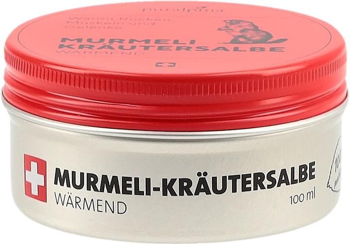 Image du produit Puralpina Pommade aux herbes Murmeli chauffante (1 x, 100 ml, 120 g)